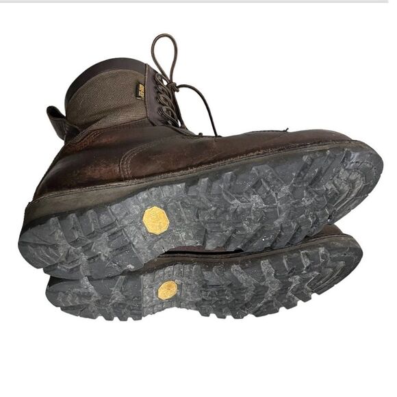 DANNER Pursuit Excel Mens Boots Gore Tex Brown Leather Work Boot Size 11.5 - Picture 5 of 10